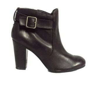 Liz Claiborne LC HARRY 10 Brown Leather Booties